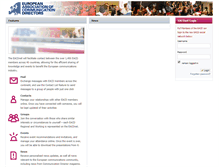 Tablet Screenshot of eacdnet.eacd-online.eu